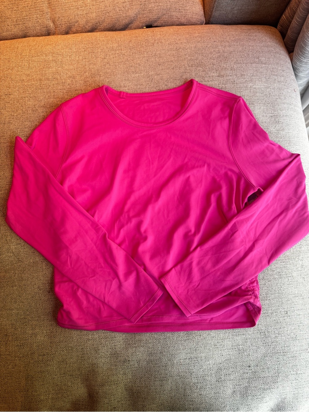 lululemon athletica All it takes long sleeve in sonic pink